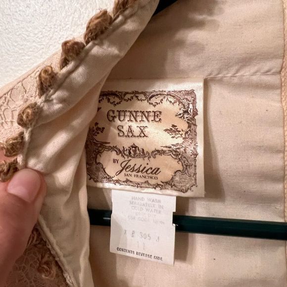 GUNNE Sax 1970s Vintage Zip Sleeves Dress - Picture 14 of 14